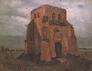 Vincent Van Gogh The Old Cemetery Tower at Nuenen (nn04) china oil painting reproduction